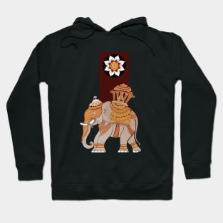 Asian Traditional Perahara Elephant Sri Lanka Hoodie